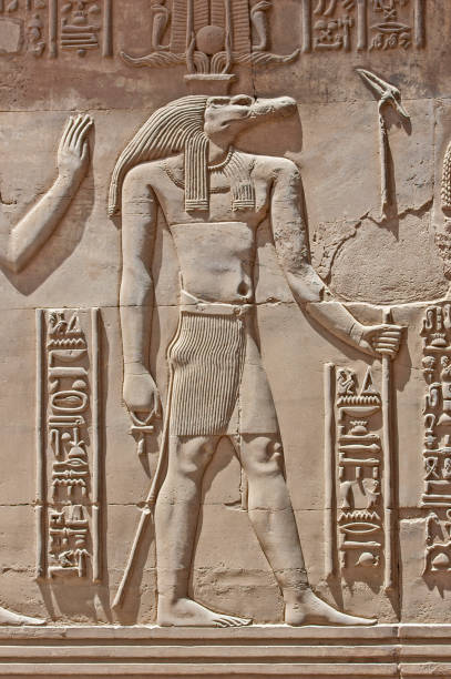 Kom Ombo - Egyptská malba Boha